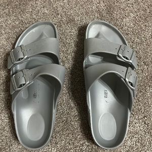 Birkenstock - Silver Rubber